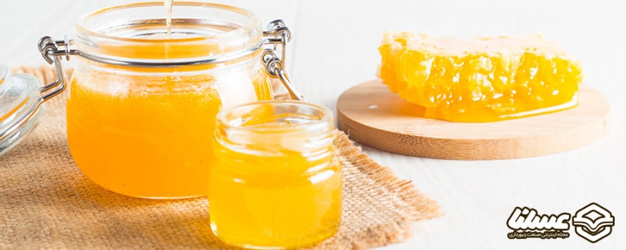 عسل برای گلودرد