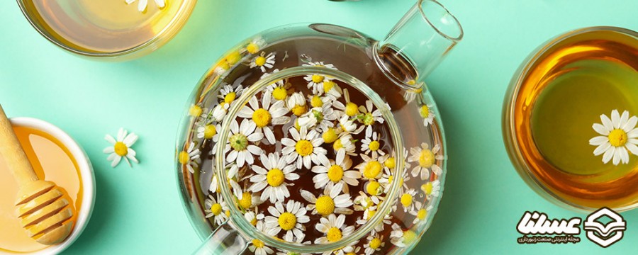 دمنوش بابونه برای گلودرد