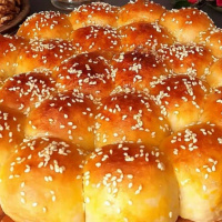 آموزش شیرینی پزی / طرز تهیه نان عربی لانه زنبوری خوشمزه
