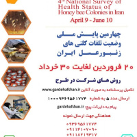 چهارمین پایش ملی سلامت و تلفات زنبورعسل کشور/ دعوت از کلیه زنبورداران ایرانی برای همکاری